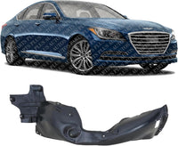 Front Fender Liner Right Passenger Side Direct Replacement Compatible With 2015-2016 Hyundai Genesis / 2017 G80 HY1249175 86812B1100