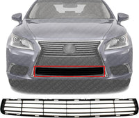 Front Bumper Grille Textured Plastic Direct Replacement Compatible With 2013-2017 Lexus LS460 / LS600h LX1036113 5311250300