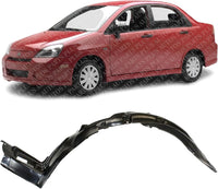Front Fender Liner Left Driver Side Direct Replacement Compatible With 2002-2004 Suzuki Aerio SZ1248110 7231654G51
