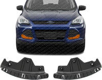 et of 2 Front Upper Headlight Bracket Plastic Right Passenger & Left Driver Side Direct Replacement Compatible with 2013-2016 Ford Escape FO2509103 FO2508103 CJ5Z17C972A CJ5Z17C973A