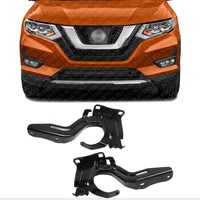 Set Of 2 Front Hood Hinge Steel Left Driver & Right Passenger Side Direct Replacement Compatible With 2014-2020 Nissan Rogue NI1236149 NI1236148 654004BA0A 654014BA0A