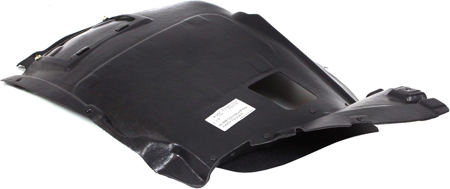Front Section Fender Liner Left Driver Side Direct Replacement Compatible With 2008-2013 BMW 1-Series BM1248104 51118045961