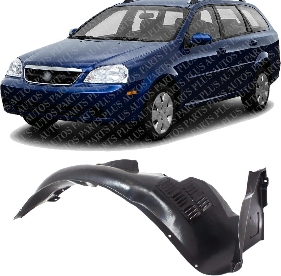 Front Fender Liner Left Driver Side Direct Replacement Compatible With 2004-2008 Suzuki Forenza SZ1250100 7231585Z00