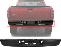 Rear Bumper Face Bar Primed Steel Without Mounting Bracket Direct Replacement Compatible With 2002-2008 Dodge Ram 1500/2003-2009 2500 3500 CH1102352 5073625AE
