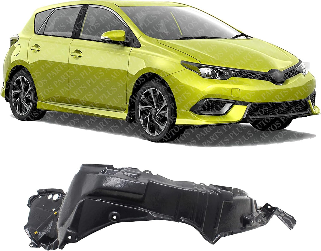 Front Fender Liner Right Passenger Side Direct Replacement Compatible With 2016 Scion iM / 2017-2018 Corolla iM TO1249216 5387512561