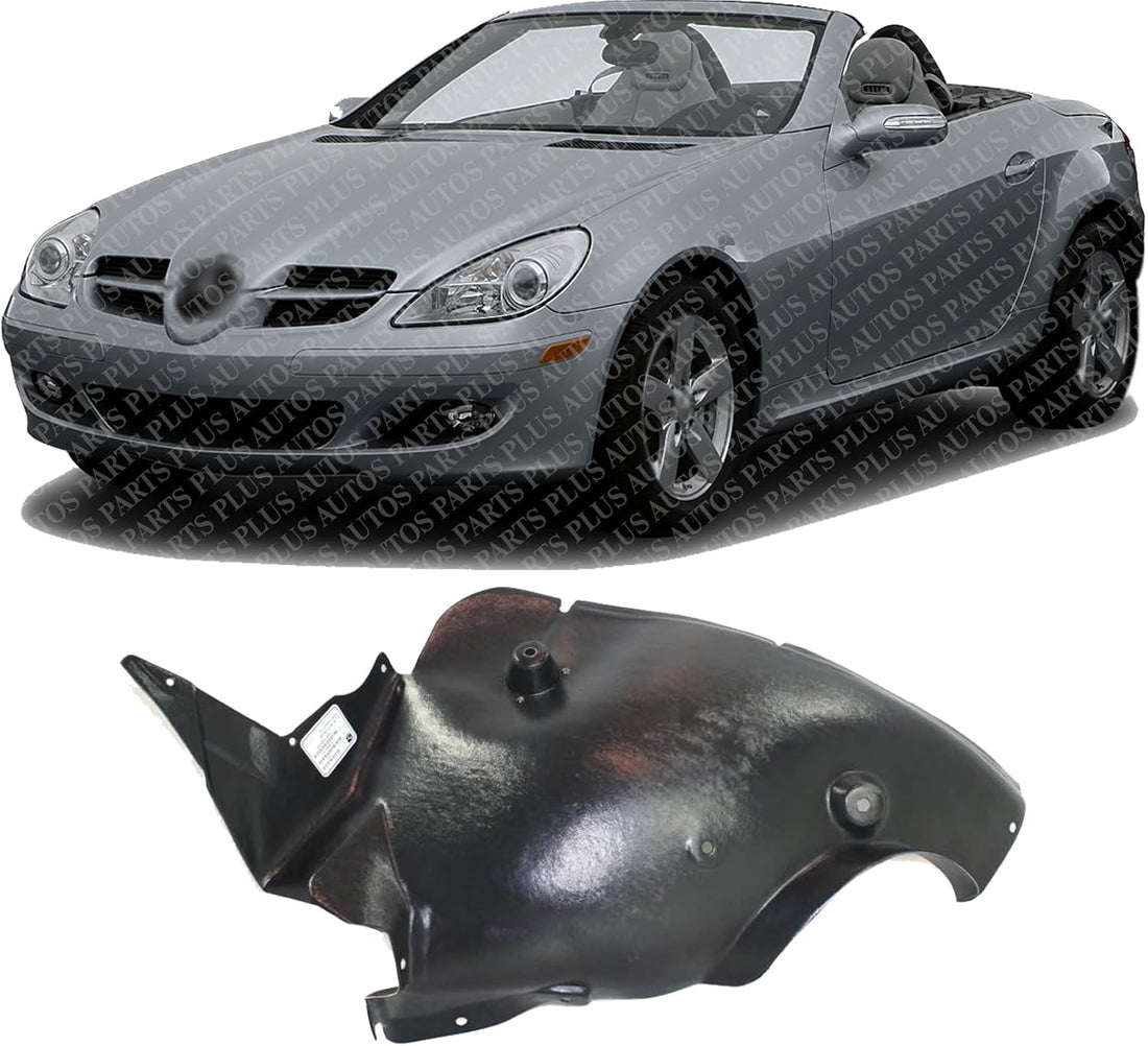 Front Fender Liner Rear Section Left Driver Side Direct Replacement Compatible With 2005-2011 Mercedes Benz SLK-Class MB1248155 1716981730