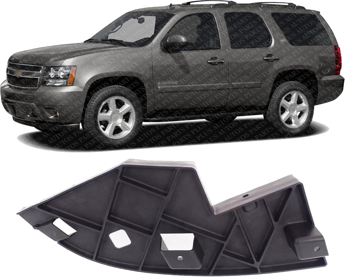 Front Bumper Outer Trim Plastic Left Driver Side Direct Replacement Compatible With 2007-2014 Chevrolet Suburban/Tahoe / 2007-2013 Avalanche GM1088171 21996230