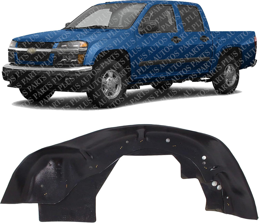 Front Inner Section Fender Liner Left Driver Side Direct Replacement Compatible With 2004-2008 Chevrolet Colorado GM1248164 15799570
