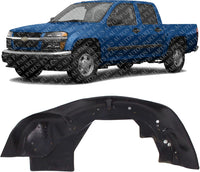 Front Inner Section Fender Liner Left Driver Side Direct Replacement Compatible With 2004-2008 Chevrolet Colorado GM1248164 15799570