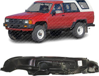 Front Fender Liner Left Driver Side Direct Replacement Compatible With 1984-1989 Toyota 4Runner / 1984-1988 Pickup TO1248156 5387689104