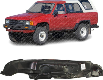 Front Fender Liner Left Driver Side Direct Replacement Compatible With 1984-1989 Toyota 4Runner / 1984-1988 Pickup TO1248156 5387689104