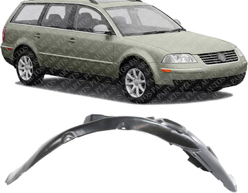 Front Fender Liner Right Passenger Side Direct Replacement Compatible With 2001-2005 Volkswagen Passat VW1251105 3B0809958A01C