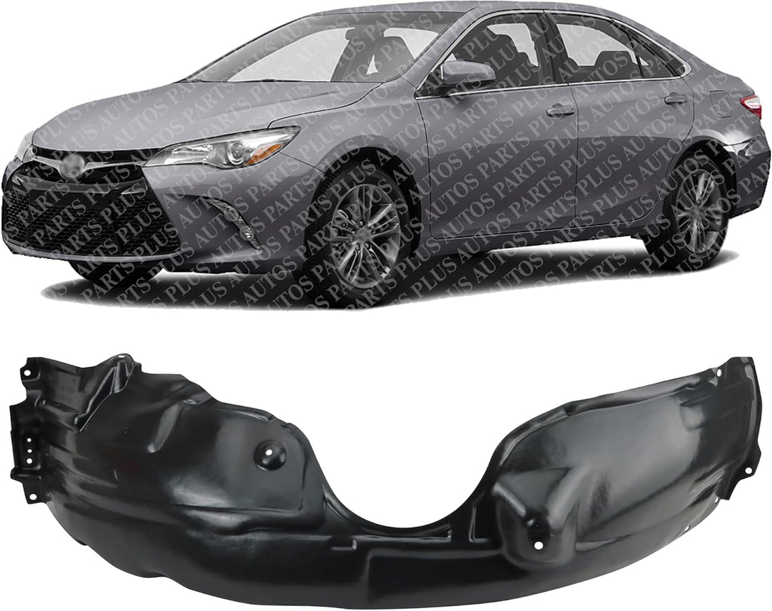 Front Fender Liner Left Driver Side Direct Replacement Compatible With 2015-2017 Toyota Camry TO1248187 5387606200