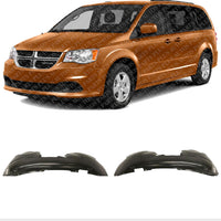 Set Of 2 Front Fender Liner Right Passenger & Left Driver Side Direct Replacement Compatible With 2008-2020 Dodge Grand Caravan / 2008-2016 Chrysler Town & Country CH1249147 CH1248147
