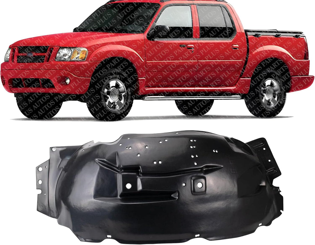 Front Fender Liner Left Driver Side Direct Replacement Compatible With 2001-2005 Ford Explorer Sport Trac FO1246113 1L5Z16055BA