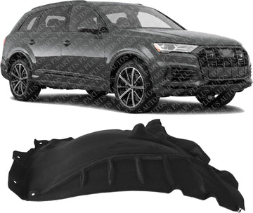 Front Fender Liner Rear Section Right Passenger Side Direct Replacement Compatible With 2017-2023 Audi Q7 AU1249147 4M0821192H