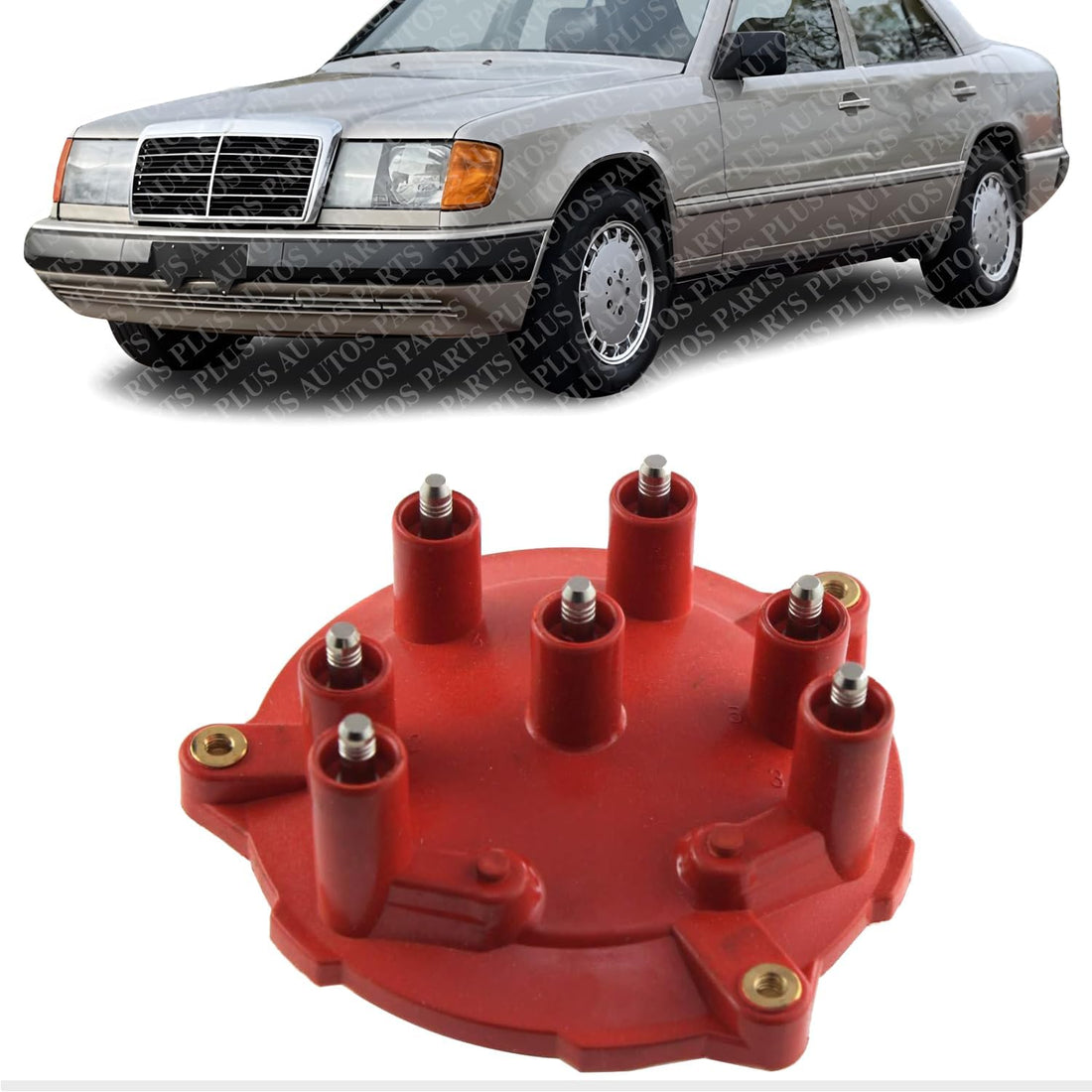 Ignition Systems Distributor Cap Direct Replacement Compatible With 1986-1992 Mercedes Benz 300E / 1988-1993 300TE / 1987-1993 190E 2.6 ARBM314102 1031580002