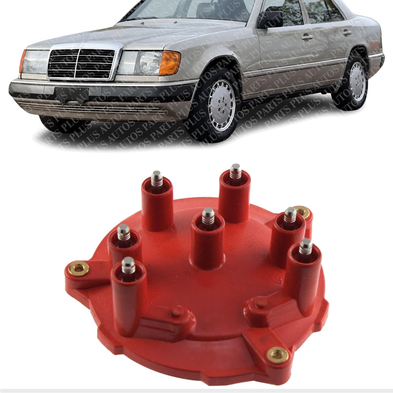 Ignition Systems Distributor Cap Direct Replacement Compatible With 1986-1992 Mercedes Benz 300E / 1988-1993 300TE / 1987-1993 190E 2.6 ARBM314102 1031580002