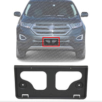Front License Plate Bracket Textured Direct Replacement Compatible with 2015-2018 Ford Edge FO1068155 FT4Z17A385AA