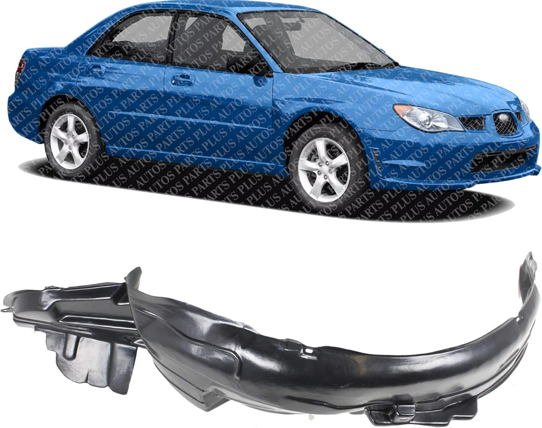 Front Fender Liner Right Passenger Side Direct Replacement Compatible With 2006-2007 Subaru Impreza SU1249115 59110FE141