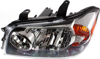 Set Of 2 Front Head Light Left Driver & Right Passenger Side Direct Replacement Compatible With 2004-2006 Toyota Highlander TO2502151 TO2503151 8117048280 8113048280
