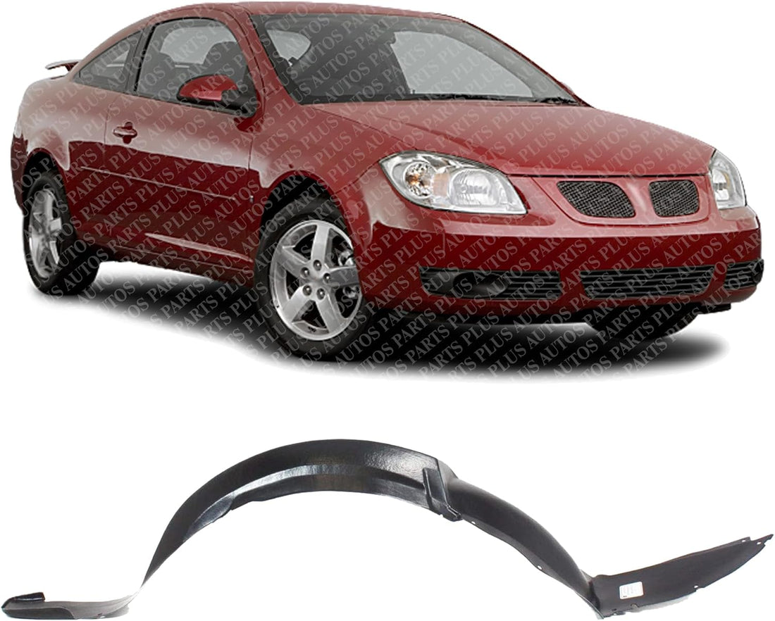 Front Fender Liner Right Passenger Side Direct Replacement Compatible with 2005-2010 Chevrolet Cobalt / 2007-2009 Pontiac G5 GM1251120 15289946