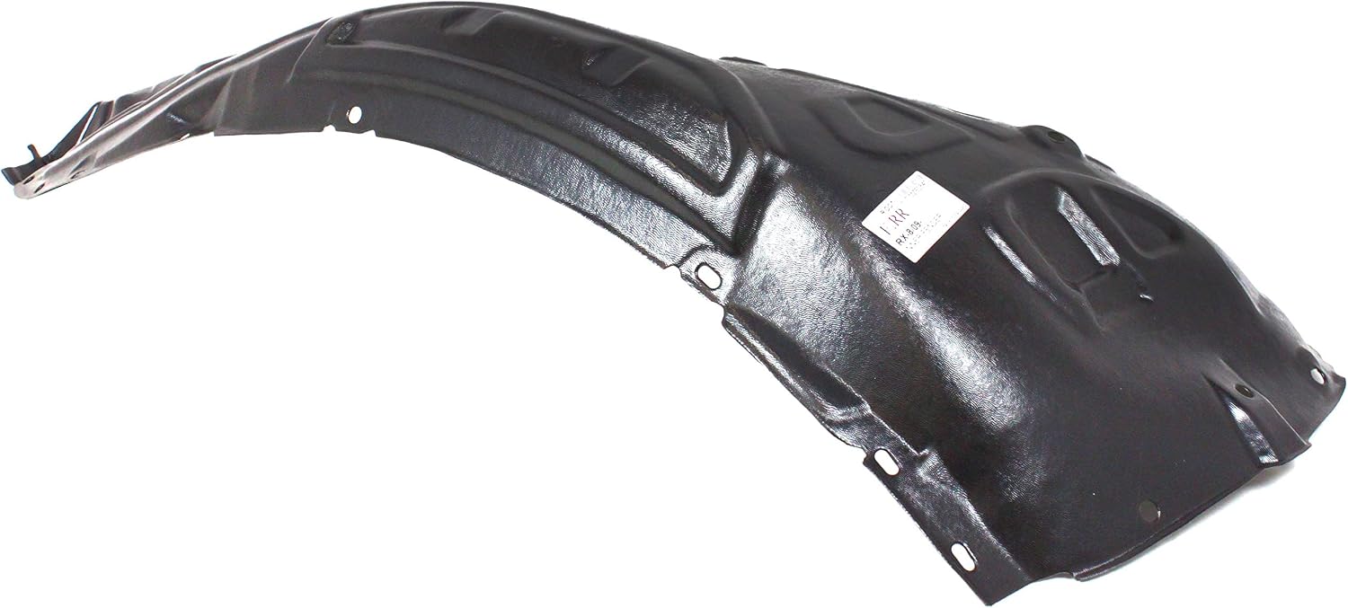 Front Fender Liner Rear Section Left Driver Side Direct Replacement Compatible With 2009-2011 Mazda RX-8 MA1248136 F1895614ZC