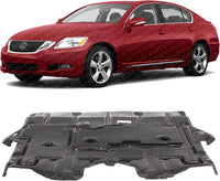Front Engine Splash Under Cover Shield Plastic Direct Replacement Compatible with 2006 Lexus GS300 / 2006-2011 GS350 / GS430 / GS450h / GS460 LX1228117 5141030161