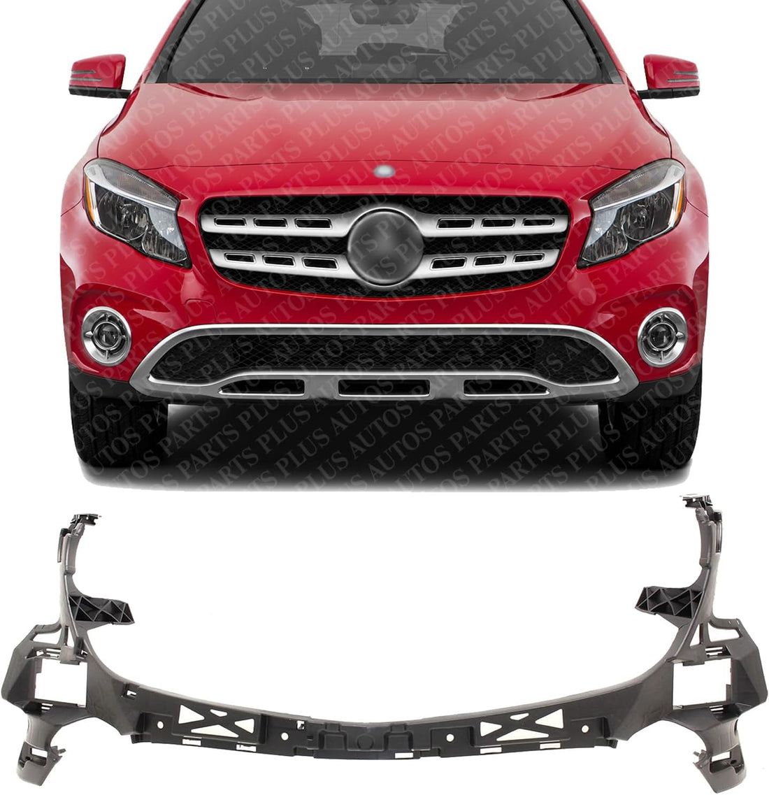 Front Bumper Upper Support Plastic Direct Replacement Compatible With 2016-2019 Mercedes Benz GLE-Class MB1041119 2928850500