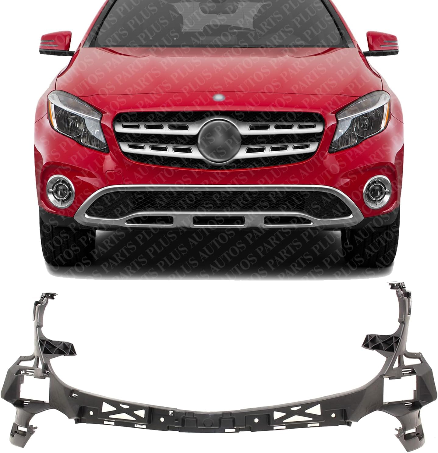 Front Bumper Upper Support Plastic Direct Replacement Compatible With 2016-2019 Mercedes Benz GLE-Class MB1041119 2928850500