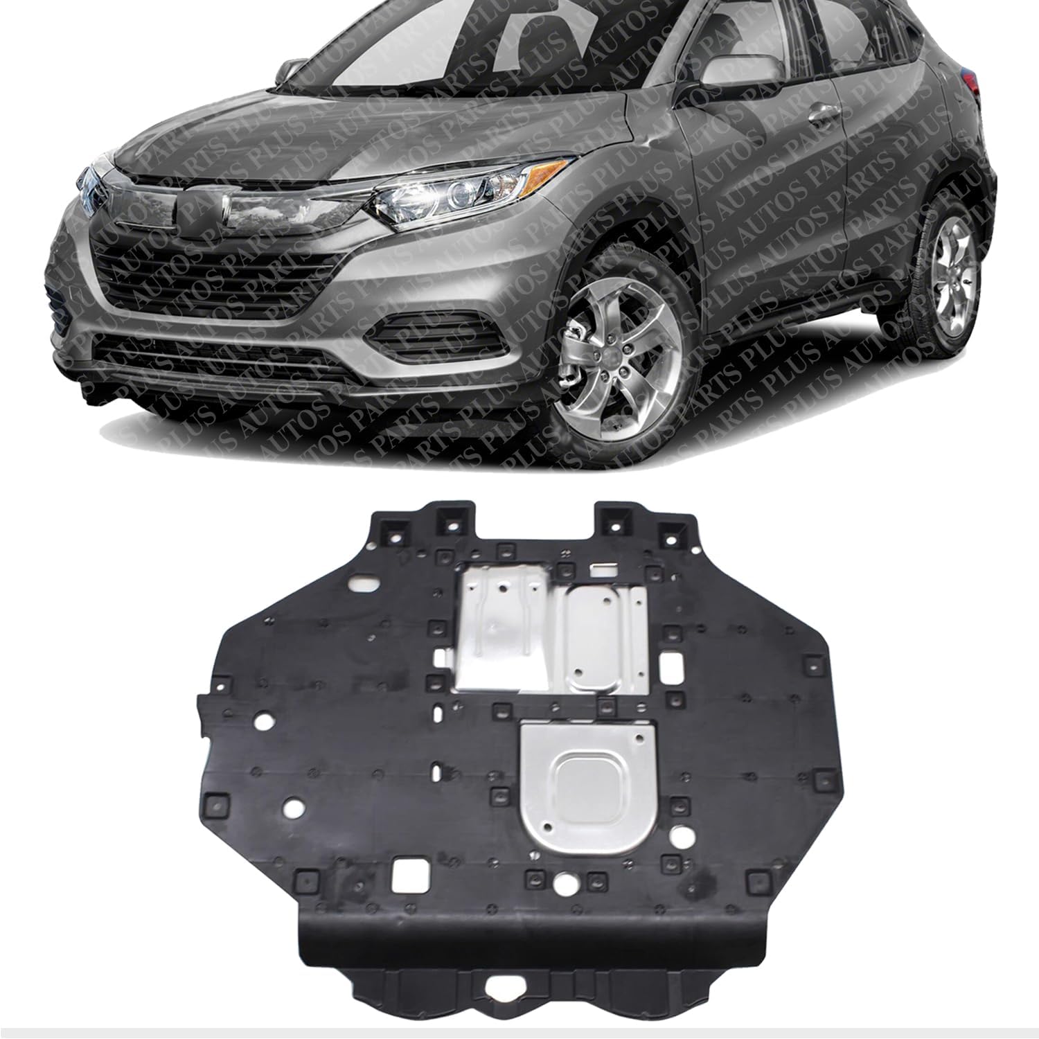 Front Engine Splash Shield Under Cover Direct Replacement Compatible With 2016-2022 Honda HR-V HO1228146 74111T7WA00