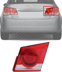 Tail Light Inner Assembly Left Driver Side Direct Replacement Compatible With 2011-2015 Chevrolet Cruze / 2016 Limited GM2803102 95389372
