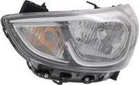 Front Head light Assembly Left Driver Side Direct Replacement Compatible With 2015-2017 Hyundai Accent HY2502192 921011R710