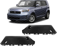 Set Of 2 Front Bumper Side Bracket Plastic Left Driver & Right Passenger Side Direct Replacement Compatible With 2008-2015 Scion xB SC1067103 SC1066103 5253512120 5253612100