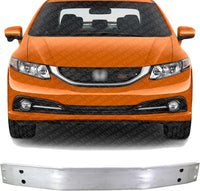 Front Bumper Reinforcement Aluminum Direct Replacement Compatible With 2013-2015 Honda Civic HO1006189 71131TR3A00