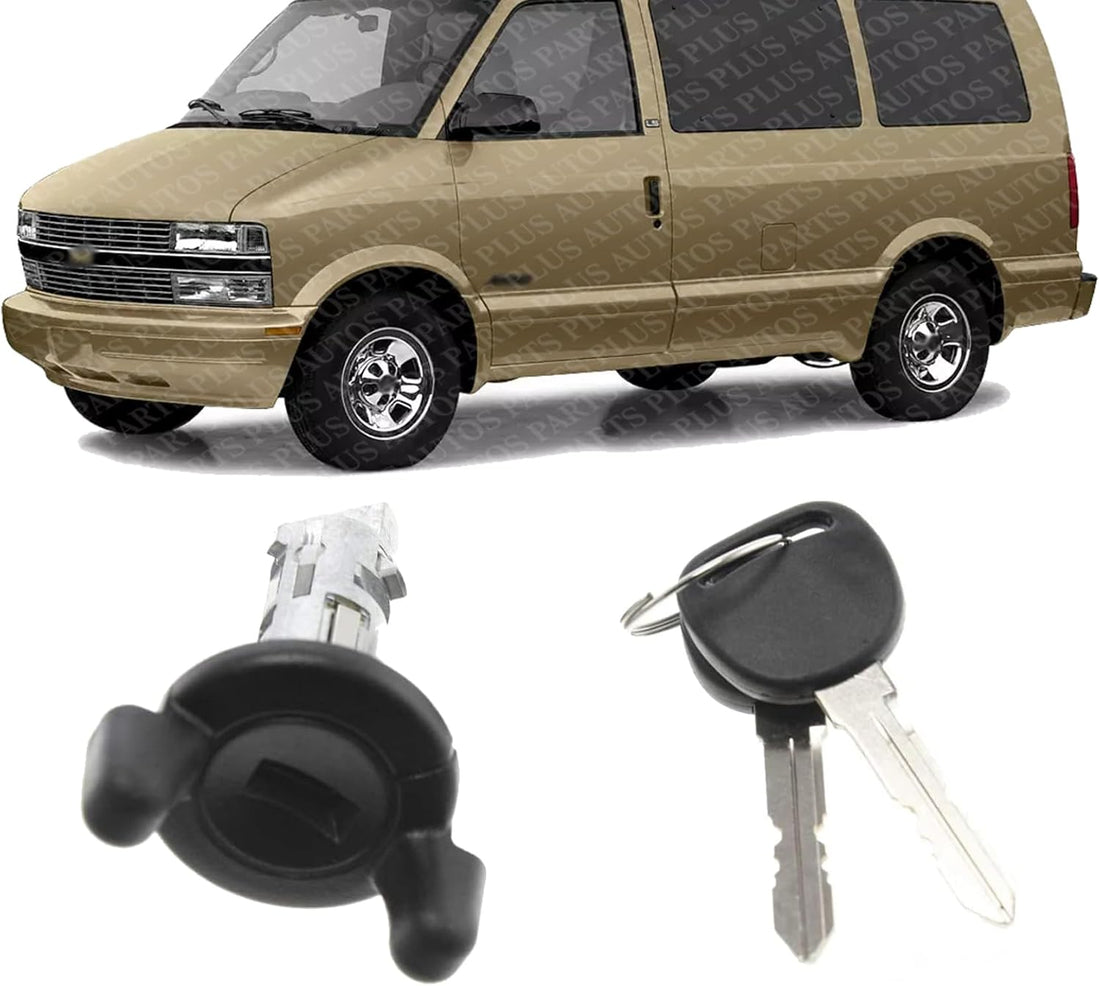 Ignition Lock Cylinder with Keys Steering Column Mounting Location Direct Replacement For GMC Savana 1500 2500HD 3500 1999-2007 / Chevrolet Astro 1998-2005 REPC503904