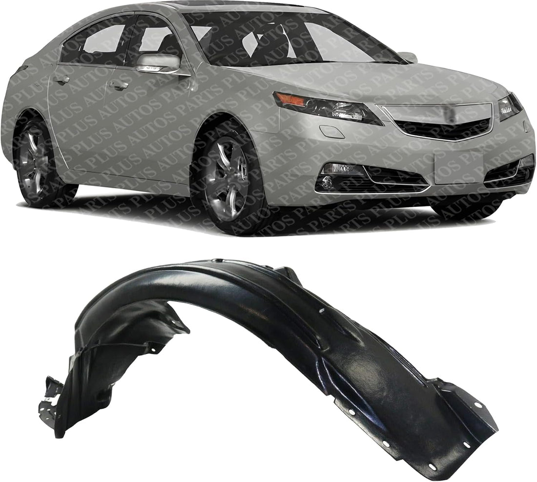 Front Fender Liner Right Passenger Side Direct Replacement Compatible With 2012-2014 Acura TL AC1249133 74101TK4A01-PFM
