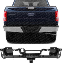 Rear Bumper Reinforcement Steel Direct Replacement Compatible With 2015-2023 Ford F-150 FO1106375 ML3Z19D520A ML3Z19D520C