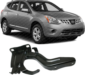 Front Hood Hinge Steel Right Passenger Side Direct Replacement Compatible With 2014-2020 Nissan Rogue NI1236149 654004BA0A