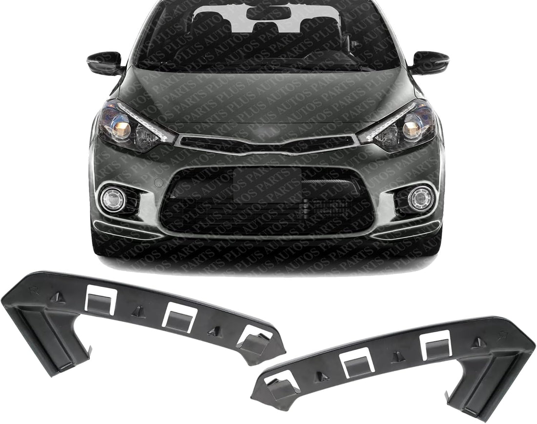 Set Of 2 Front Bumper Upper Bracket Steel Left Driver & Right Passenger Side Direct Replacement Compatible With 2014-2016 Kia Forte/Koup / Forte5 KI1043108 KI1042108 86518A7000