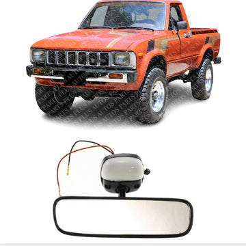 AUTOS PARTS PLUS Rear View Mirror Direct Replacement Compatible With 1979-1983 Toyota Pickup TO2950102 8781089113