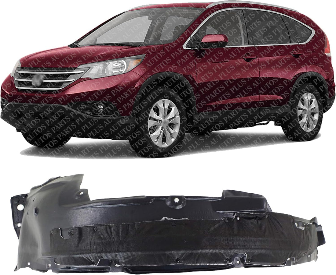 Front Fender Liner Left Driver Side Direct Replacement Compatible With 2012-2016 Honda CR-V HO1248155 74150T0AA00