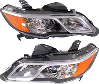 Set Of 2 Front Head Light Assembly Left Driver & Right Passenger Side Direct Replacement Compatible With 2013-2015 Acura RDX AC2503123 AC2502123 33100TX4A11 33150TX4A11