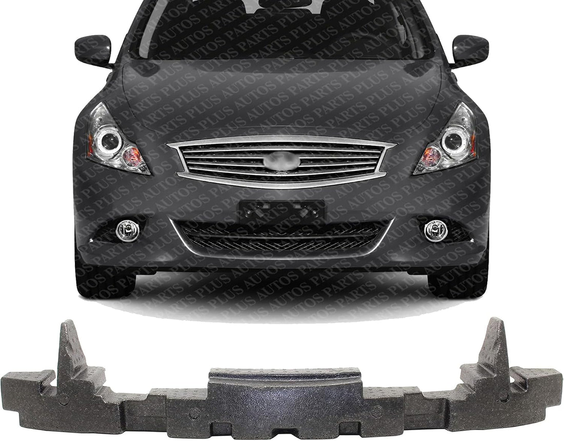 Front Bumper Absorber Direct Replacement Compatible With 2010-2015 Infiniti G37 / G25 / Q40 IN1070113 620901NF1A