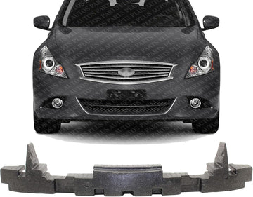 Front Bumper Absorber Direct Replacement Compatible With 2010-2015 Infiniti G37 / G25 / Q40 IN1070113 620901NF1A