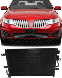 Front A/C Condenser Aluminum Core Direct Replacement Compatible With 2010-2016 Lincoln MKS / 2010-2017 Ford Taurus FO3030224 BA5Z19712A