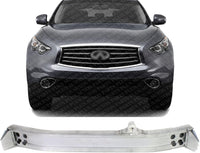 Front Bumper Reinforcement Aluminum Direct Replacement Compatible With 2009-2013 Infiniti FX35 / 2014-2017 QX70 IN1006150 620301CA0A
