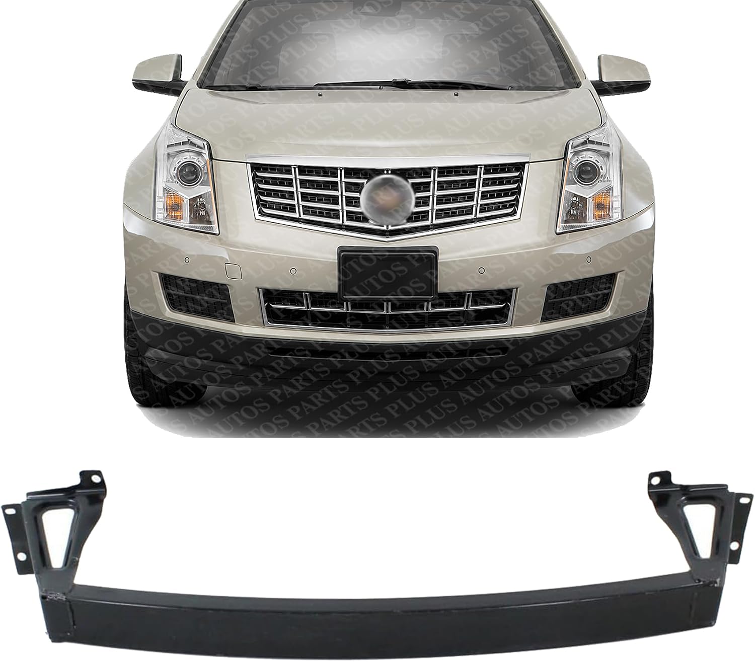 Front Bumper Lower Reinforcement Impact Bar Steel Direct Replacement Compatible With 2010-2016 Cadillac SRX GM1007111 20810856
