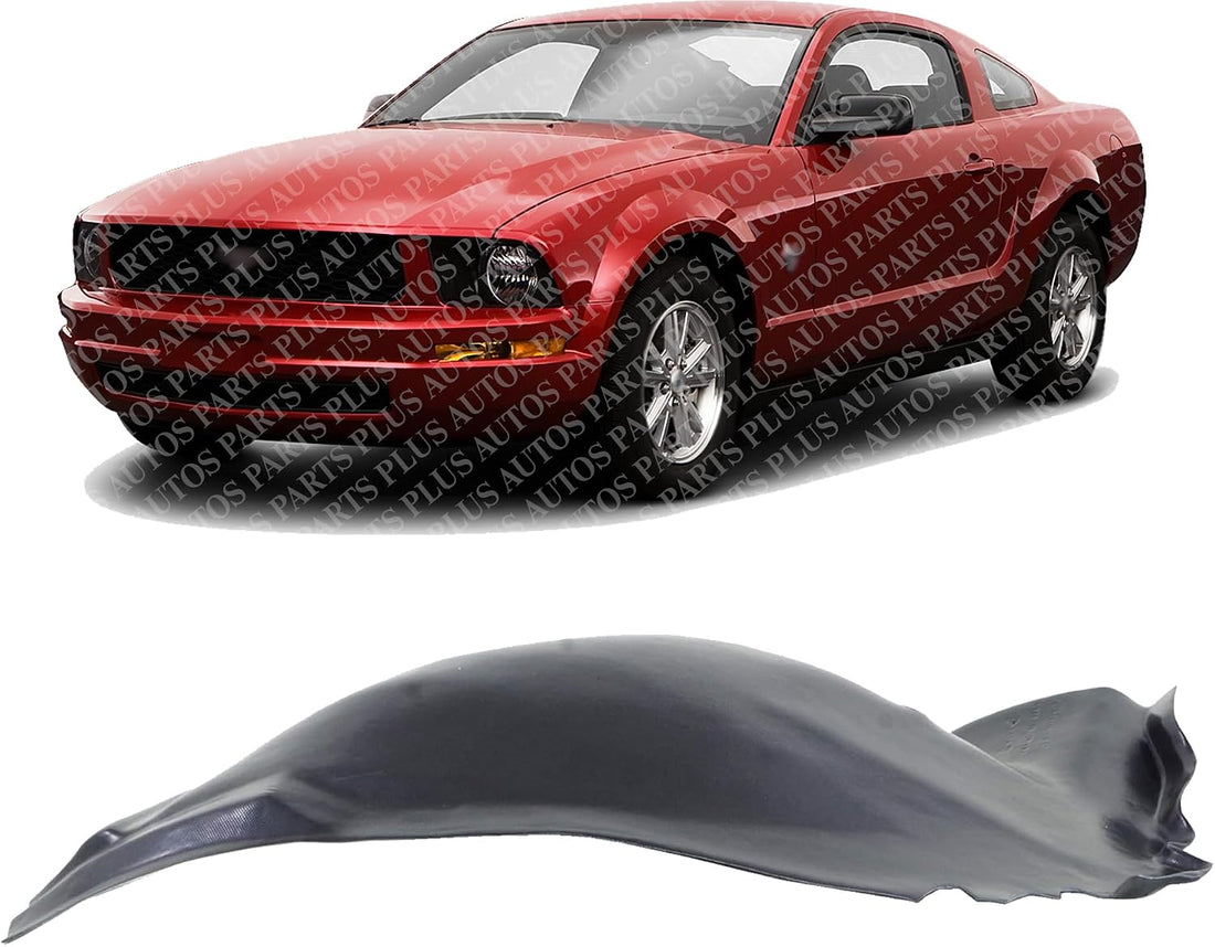Front Fender Liner Rear Section Left Driver Side Direct Replacement Compatible With 2005-2009 Ford Mustang FO1250127 5R3Z16103AB