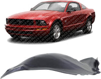 Front Fender Liner Rear Section Left Driver Side Direct Replacement Compatible With 2005-2009 Ford Mustang FO1250127 5R3Z16103AB